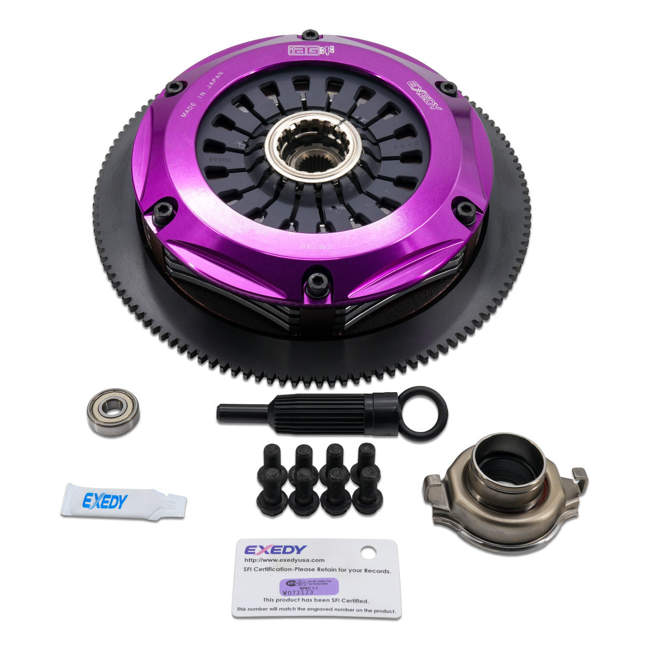 IAG Spec Exedy Triple Disc Clutch Kit - OEM STI 6-Speed - 24 Spline
