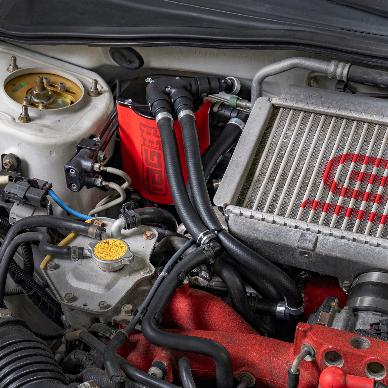 IAG Air / Oil Separator (AOS) Fits 2002-07 Subaru Impreza WRX, 2004-07 STI, 2004-08 FXT