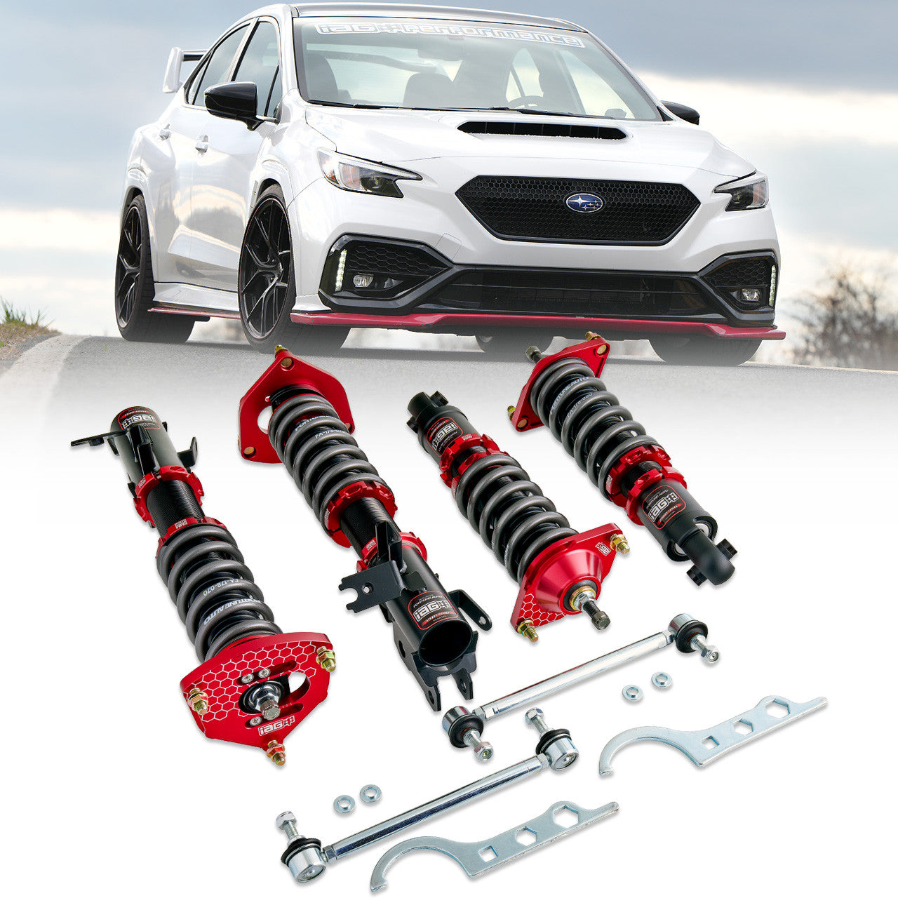 IAG Spec Street Series Coilovers by Fortune Auto 04-21 STI/ 02-24 WRX