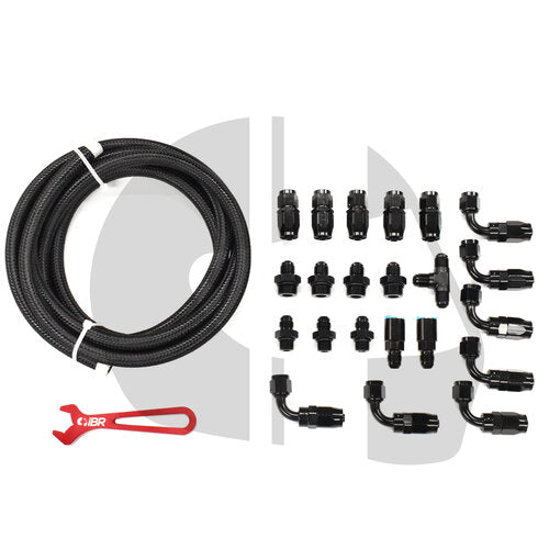 IBR Subaru EJ -6 AN Parallel Feed Fuel Line Kit