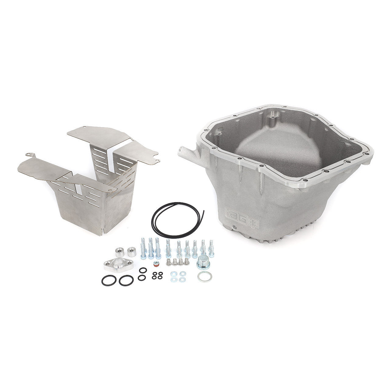 IAG Performance EJ Street Series Oil Pan For 02-14 WRX, 04-20 STI, 05-09 LGT, 04-13 FXT (Silver)