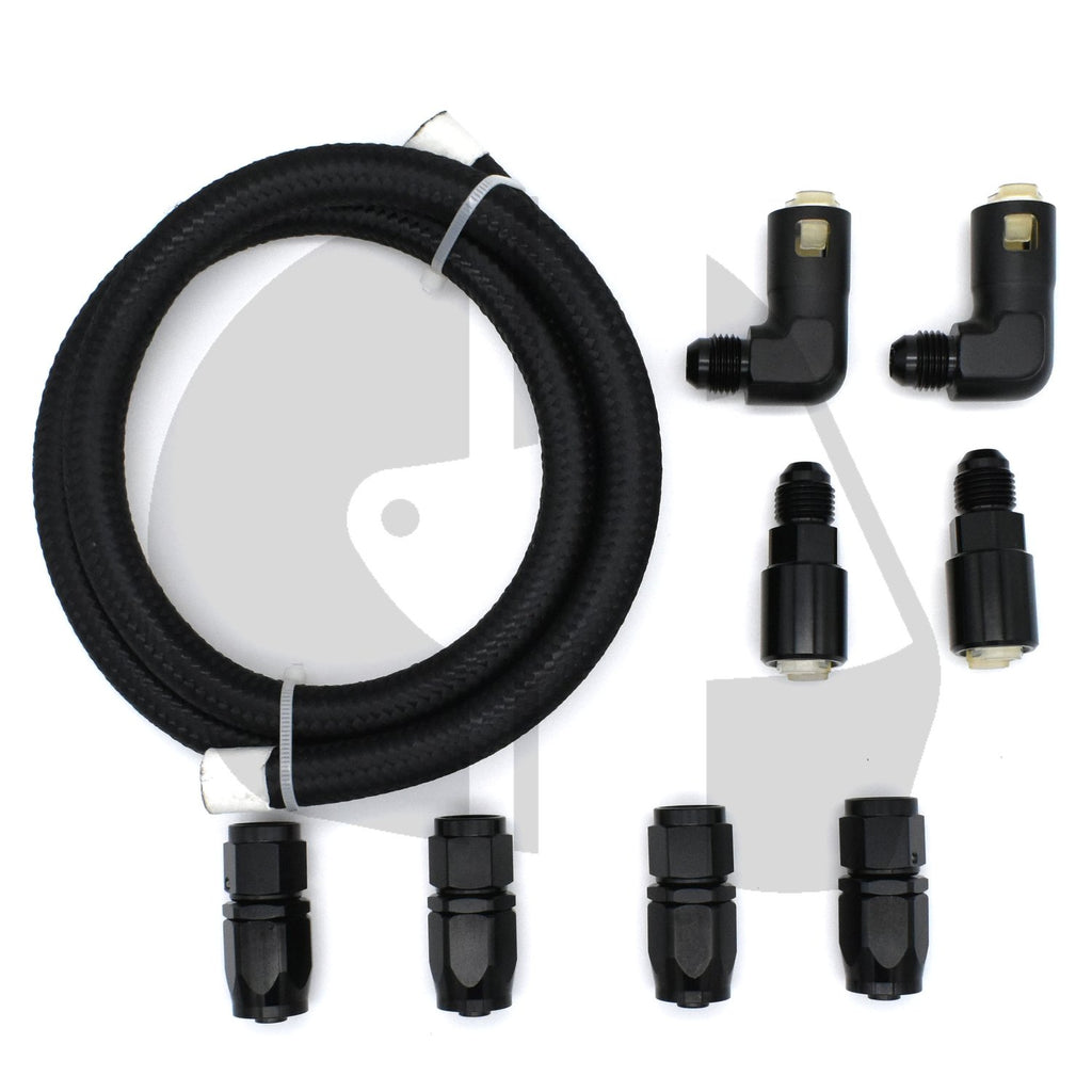 IBR FLX6AN - Universal 6AN Flex Fuel Line Kit
